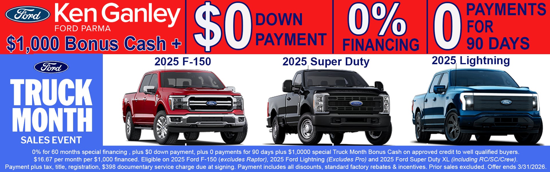 Ford Truck Month 2025 F-150 Lightning Super Duty